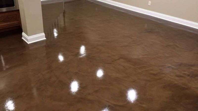 basement epoxy floor
