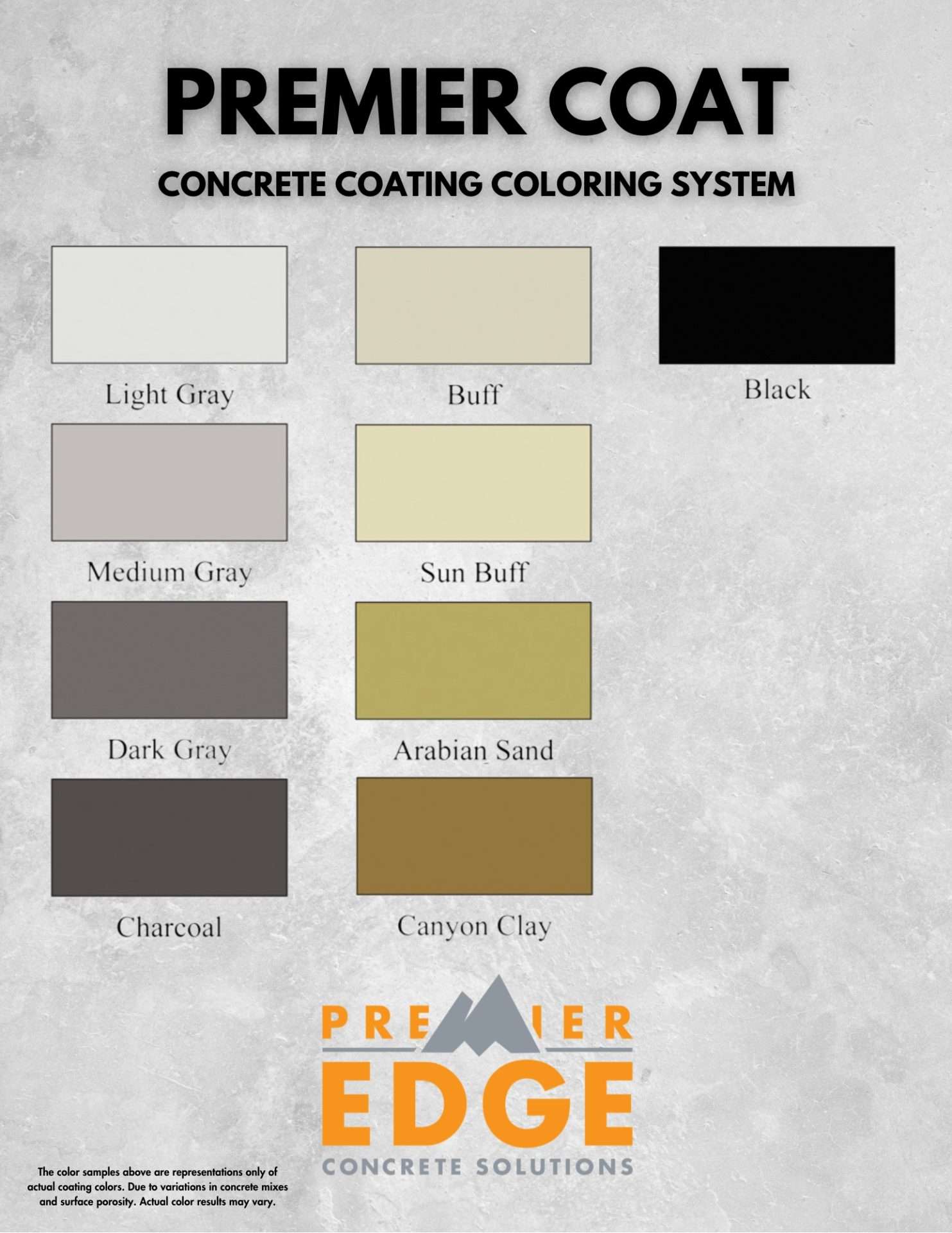 SOLID COLOR CHART