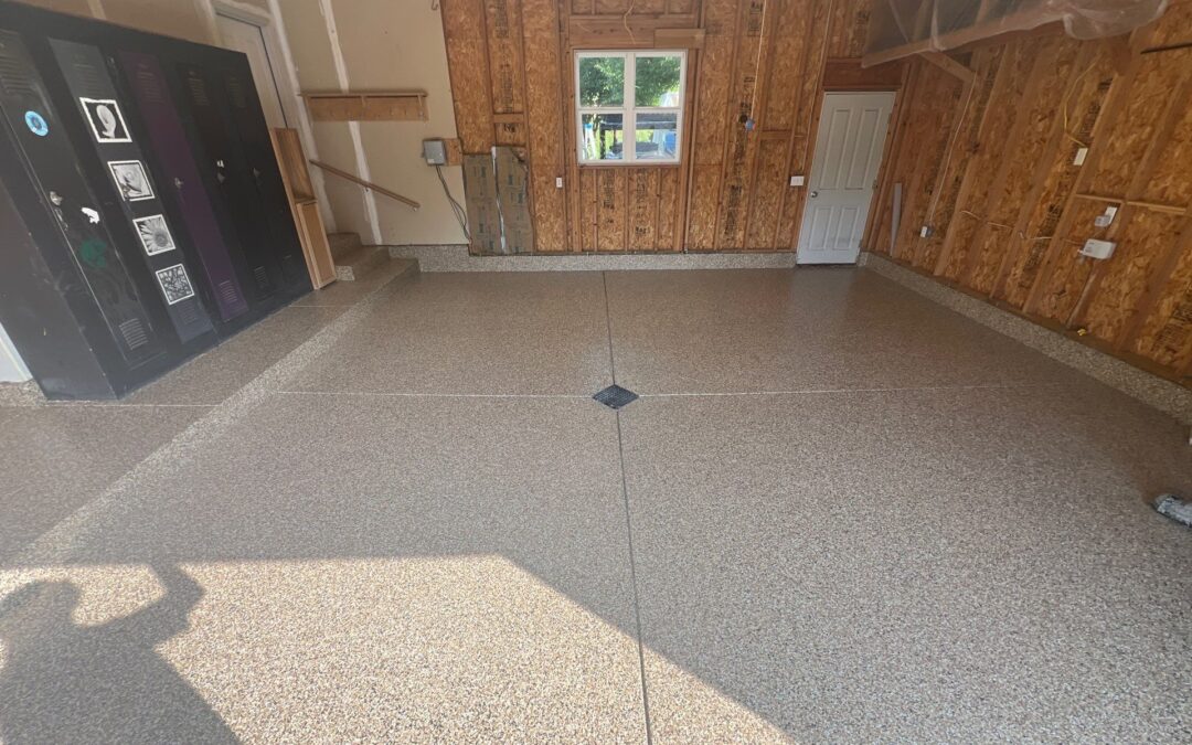 Garage Floor Coating For a Comstock Park, Michigan Homeowner