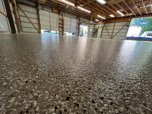 concrete coating after