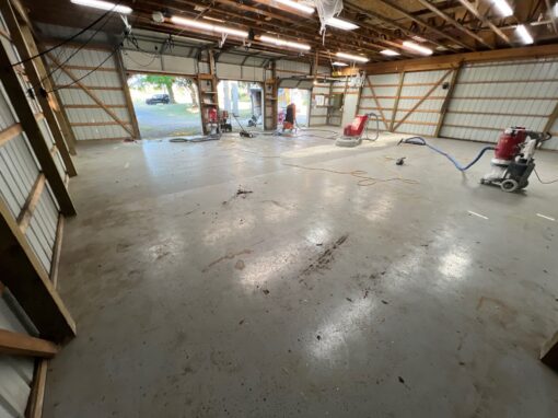 concrete coating after